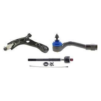 Mevotech® - Supreme™ Front Driver Side Lower Control Arm with Ball Joint and Tie Rod End Kit
