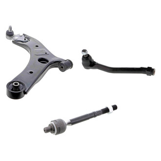 Mevotech® - Supreme™ Front Driver Side Lower Control Arm with Ball Joint and Tie Rod End Kit