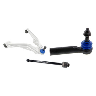 Mevotech® - Supreme™ Front Driver Side Lower Control Arm with Ball Joint and Tie Rod End Kit
