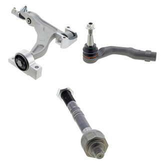 Mevotech® - Supreme™ Front Driver Side Lower Control Arm with Ball Joint and Tie Rod End Kit