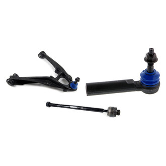 Mevotech® - Supreme™ Front Driver Side Lower Control Arm with Ball Joint and Tie Rod End Kit