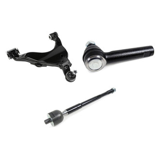 Mevotech® - Supreme™ Front Driver Side Lower Control Arm with Ball Joint and Tie Rod End Kit