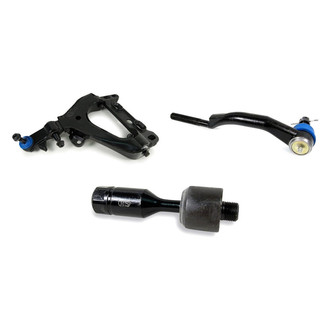 Mevotech® - Supreme™ Front Driver Side Lower Control Arm with Ball Joint and Tie Rod End Kit