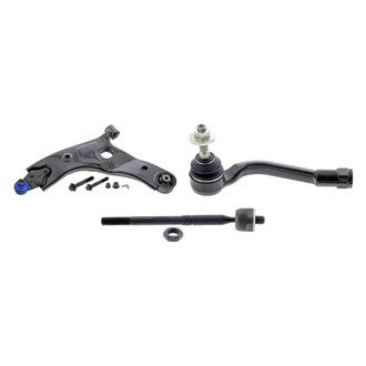 Mevotech® - Supreme™ Front Driver Side Lower Control Arm with Ball Joint and Tie Rod End Kit