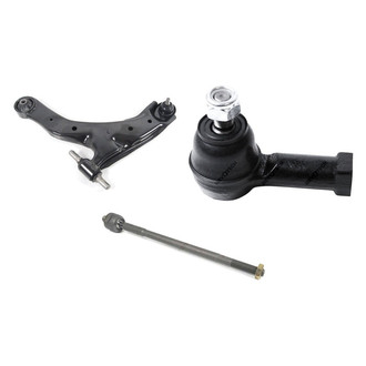 Mevotech® - Supreme™ Front Driver Side Lower Control Arm with Ball Joint and Tie Rod End Kit