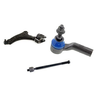 Mevotech® - Supreme™ Front Driver Side Lower Control Arm with Ball Joint and Tie Rod End Kit