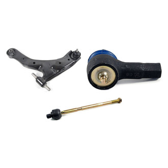 Mevotech® - Supreme™ Front Driver Side Lower Control Arm with Ball Joint and Tie Rod End Kit