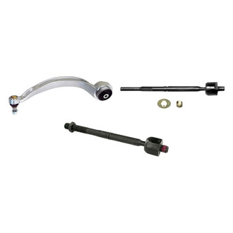 Mevotech® - Supreme™ Front Driver Side Lower Control Arm with Ball Joint and Tie Rod End Kit