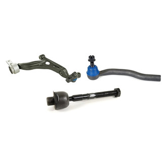 Mevotech® - Supreme™ Front Driver Side Lower Control Arm with Ball Joint and Tie Rod End Kit