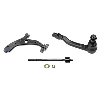 Mevotech® - Supreme™ Front Driver Side Lower Control Arm with Ball Joint and Tie Rod End Kit