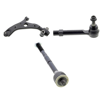 Mevotech® - Supreme™ Front Driver Side Lower Control Arm with Ball Joint and Tie Rod End Kit