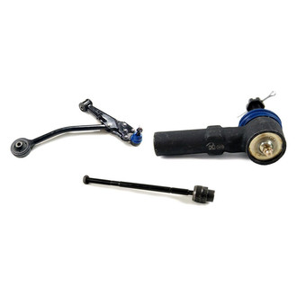 Mevotech® - Supreme™ Front Driver Side Lower Control Arm with Ball Joint and Tie Rod End Kit
