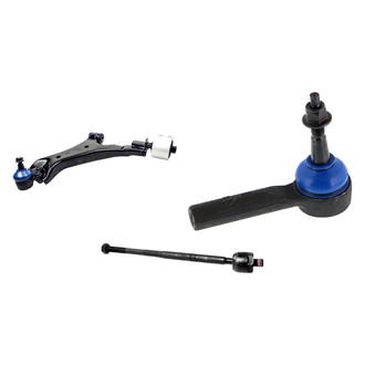 Mevotech® - Supreme™ Front Driver Side Lower Control Arm with Ball Joint and Tie Rod End Kit