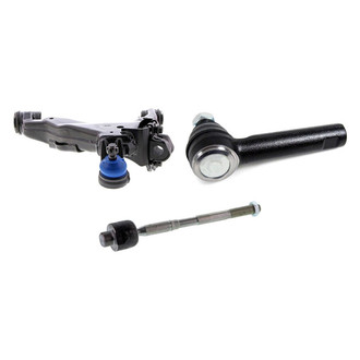 Mevotech® - Supreme™ Front Driver Side Lower Control Arm with Ball Joint and Tie Rod End Kit