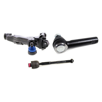 Mevotech® - Supreme™ Front Driver Side Lower Control Arm with Ball Joint and Tie Rod End Kit