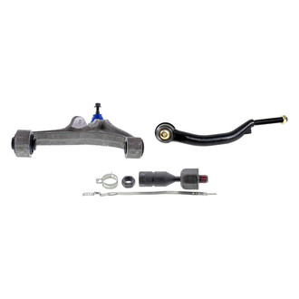 Mevotech® - Supreme™ Front Driver Side Lower Control Arm with Ball Joint and Tie Rod End Kit