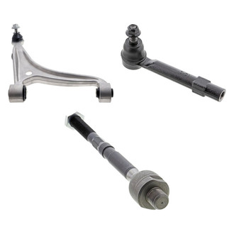 Mevotech® - Supreme™ Front Driver Side Lower Control Arm with Ball Joint and Tie Rod End Kit