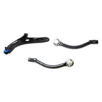 Mevotech® - Supreme™ Front Driver Side Lower Control Arm with Ball Joint and Tie Rod End Kit