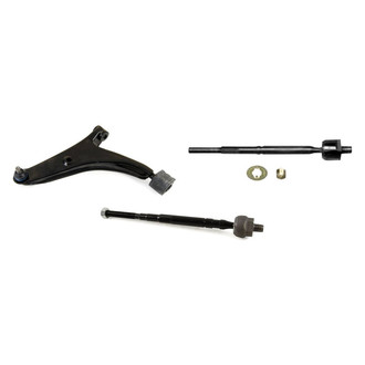 Mevotech® - Supreme™ Front Driver Side Lower Control Arm with Ball Joint and Tie Rod End Kit