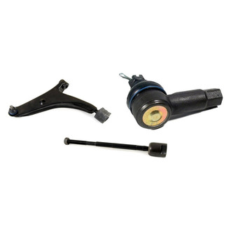 Mevotech® - Supreme™ Front Driver Side Lower Control Arm with Ball Joint and Tie Rod End Kit