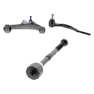 Mevotech® - Supreme™ Front Driver Side Lower Control Arm with Ball Joint and Tie Rod End Kit