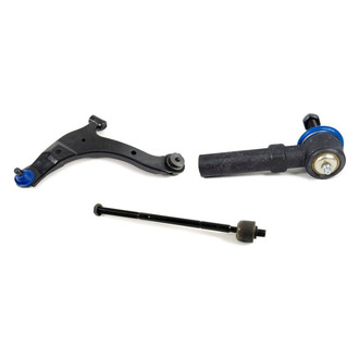Mevotech® - Supreme™ Front Driver Side Lower Control Arm with Ball Joint and Tie Rod End Kit