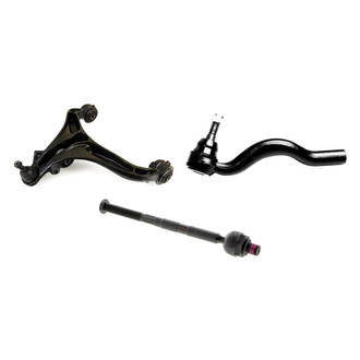 Mevotech® - Supreme™ Front Driver Side Lower Control Arm with Ball Joint and Tie Rod End Kit
