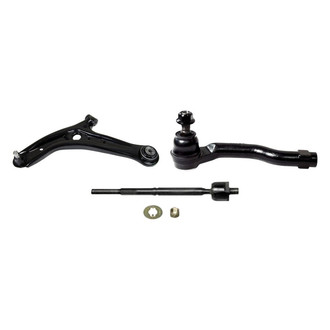 Mevotech® - Supreme™ Front Driver Side Lower Control Arm with Ball Joint and Tie Rod End Kit