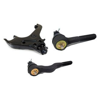 Mevotech® - Supreme™ Front Driver Side Lower Control Arm with Ball Joint and Tie Rod End Kit