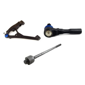 Mevotech® - Supreme™ Front Driver Side Lower Control Arm with Ball Joint and Tie Rod End Kit