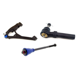 Mevotech® - Supreme™ Front Driver Side Lower Control Arm with Ball Joint and Tie Rod End Kit