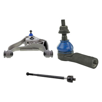 Mevotech® - Supreme™ Front Driver Side Lower Control Arm with Ball Joint and Tie Rod End Kit