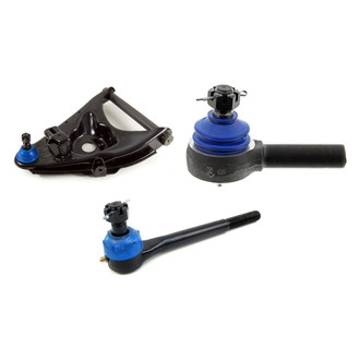 Mevotech® - Supreme™ Front Driver Side Lower Control Arm with Ball Joint and Tie Rod End Kit