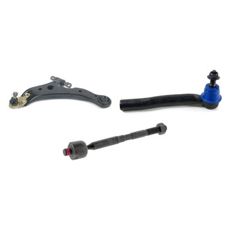 Mevotech® - Supreme™ Front Driver Side Lower Control Arm with Ball Joint and Tie Rod End Kit
