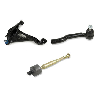 Mevotech® - Supreme™ Front Driver Side Lower Control Arm with Ball Joint and Tie Rod End Kit