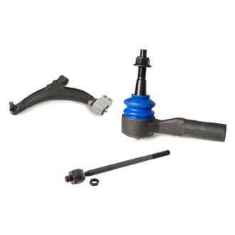Mevotech® - Supreme™ Front Driver Side Lower Control Arm with Ball Joint and Tie Rod End Kit