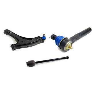 Mevotech® - Supreme™ Front Driver Side Lower Control Arm with Ball Joint and Tie Rod End Kit