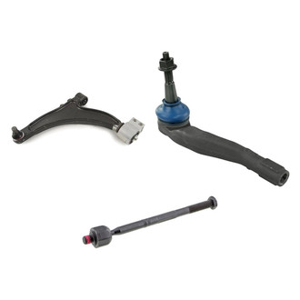Mevotech® - Supreme™ Front Driver Side Lower Control Arm with Ball Joint and Tie Rod End Kit