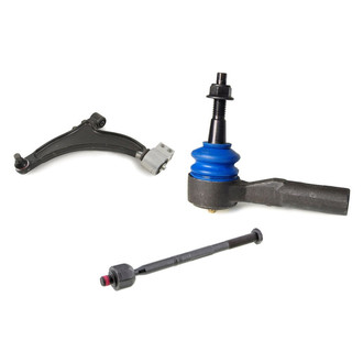 Mevotech® - Supreme™ Front Driver Side Lower Control Arm with Ball Joint and Tie Rod End Kit