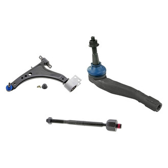 Mevotech® - Supreme™ Front Driver Side Lower Control Arm with Ball Joint and Tie Rod End Kit