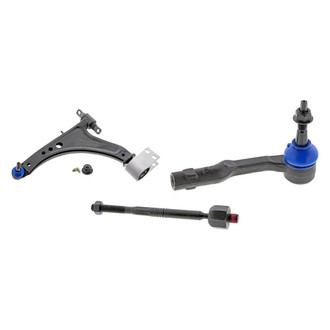 Mevotech® - Supreme™ Front Driver Side Lower Control Arm with Ball Joint and Tie Rod End Kit