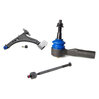 Mevotech® - Supreme™ Front Driver Side Lower Control Arm with Ball Joint and Tie Rod End Kit