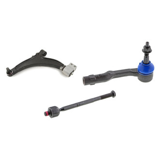 Mevotech® - Supreme™ Front Driver Side Lower Control Arm with Ball Joint and Tie Rod End Kit
