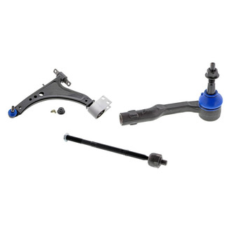 Mevotech® - Supreme™ Front Driver Side Lower Control Arm with Ball Joint and Tie Rod End Kit