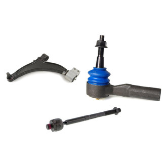 Mevotech® - Supreme™ Front Driver Side Lower Control Arm with Ball Joint and Tie Rod End Kit