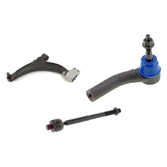Mevotech® - Supreme™ Front Driver Side Lower Control Arm with Ball Joint and Tie Rod End Kit