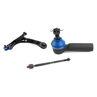 Mevotech® - Supreme™ Front Driver Side Lower Control Arm with Ball Joint and Tie Rod End Kit