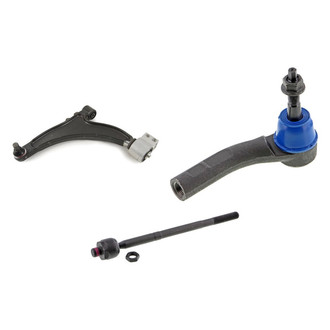 Mevotech® - Supreme™ Front Driver Side Lower Control Arm with Ball Joint and Tie Rod End Kit