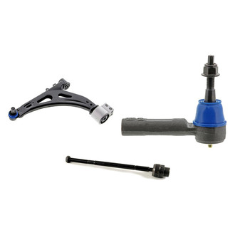 Mevotech® - Supreme™ Front Driver Side Lower Control Arm with Ball Joint and Tie Rod End Kit