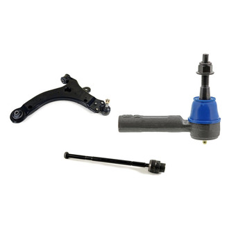 Mevotech® - Supreme™ Front Driver Side Lower Control Arm with Ball Joint and Tie Rod End Kit
